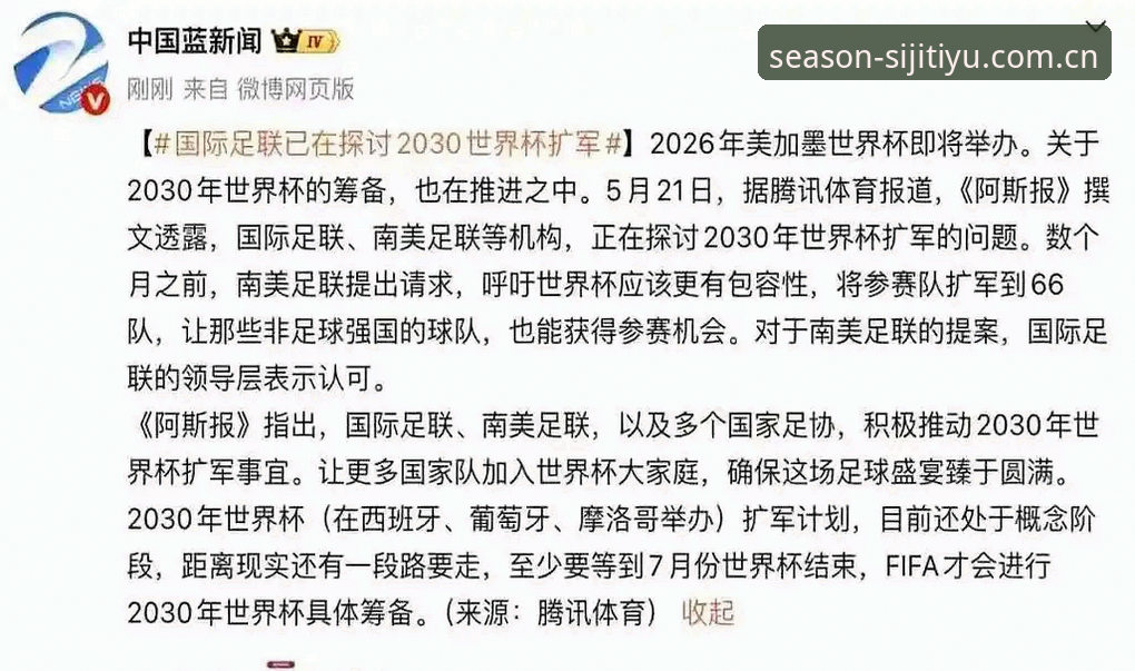 世界杯扩军66队背后的真相：中国男足能否搭上末班车？